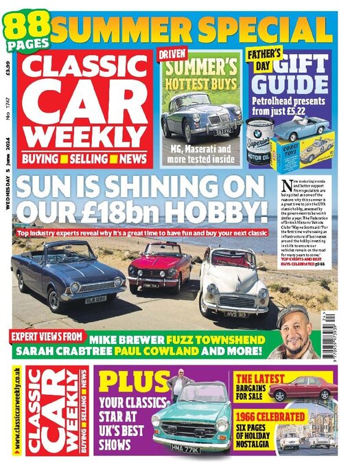 Title details for Classic Car Weekly by H BAUER PUBLISHING LIMITED - Available